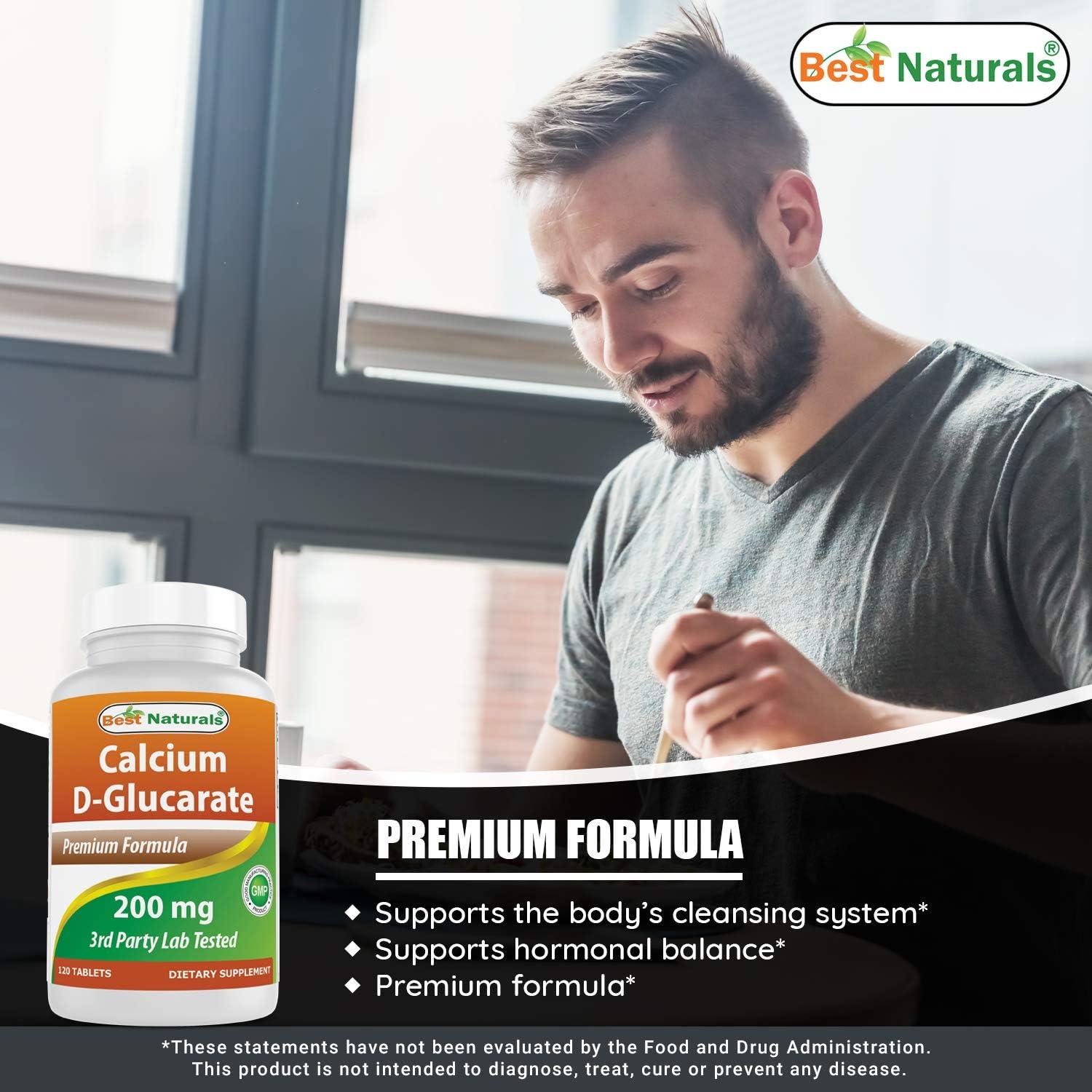 D-Glucarato de Calcio 200 mg Mejores Naturales 120 Tabletas