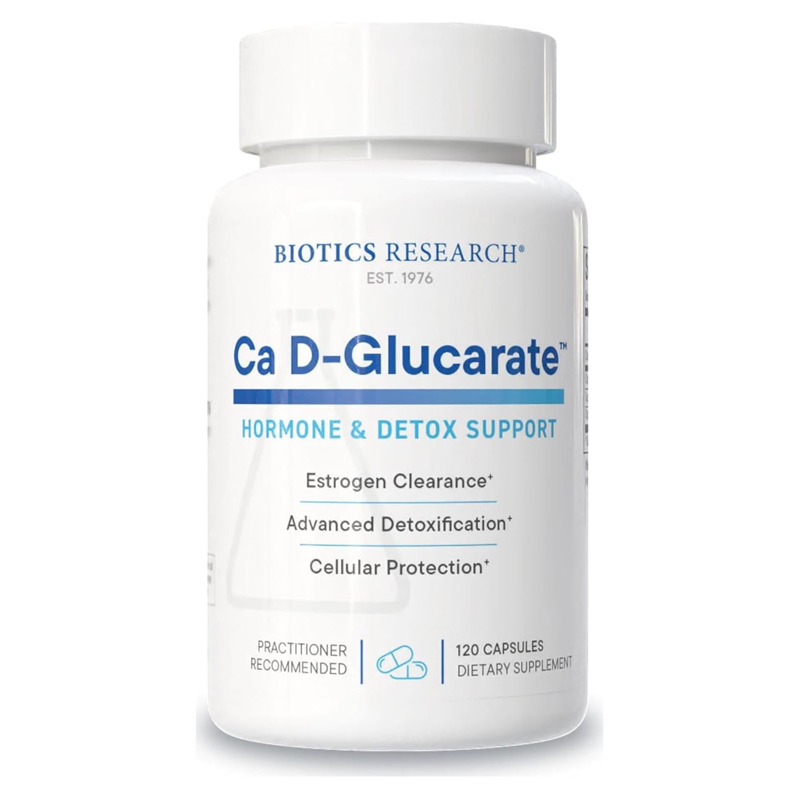 Suplemento Desintoxicante Biotics Research Ca D Glucarato 120 Comp.