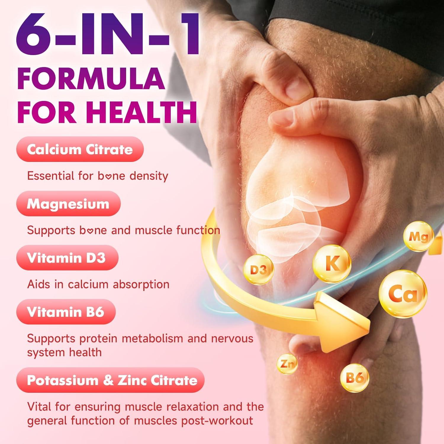 Gomitas de Citrato de Calcio 1000mg MEENCCD con Vitamina D3 60 Unidades