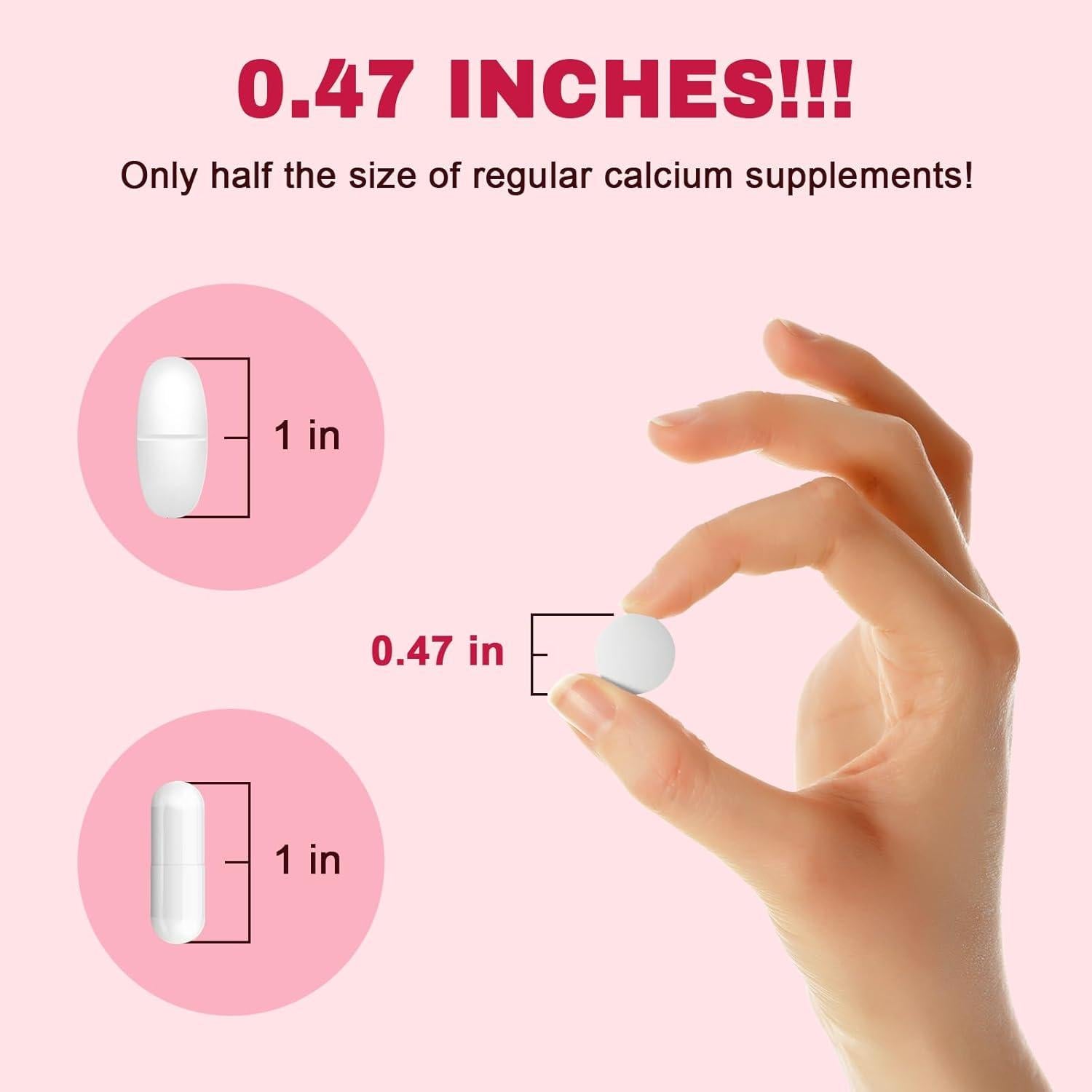 Citrato de Calcio 1200 mg LUCNVEM con Vitamina D3 120 Tabletas