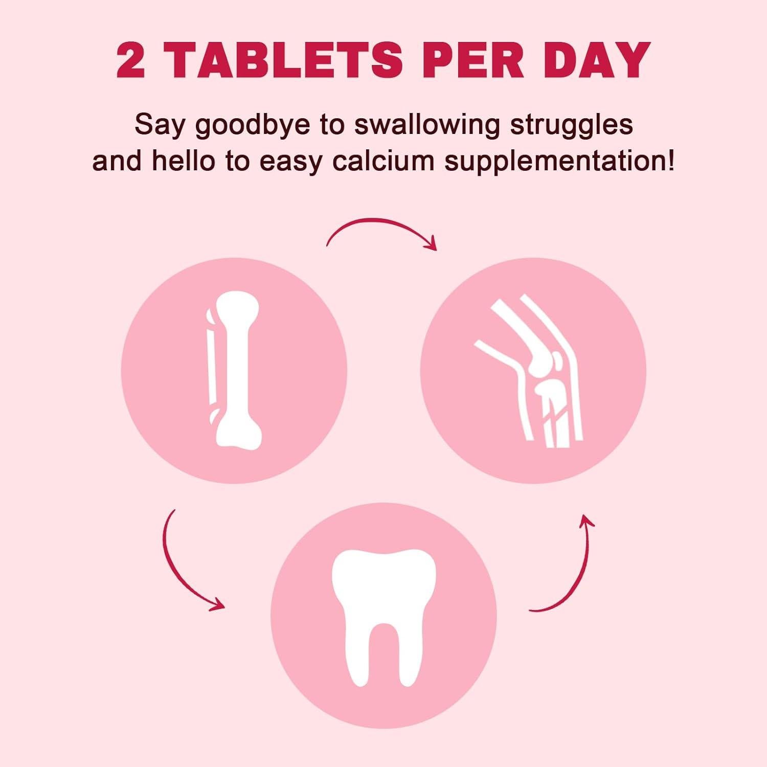 Citrato de Calcio 1200 mg LUCNVEM con Vitamina D3 120 Tabletas