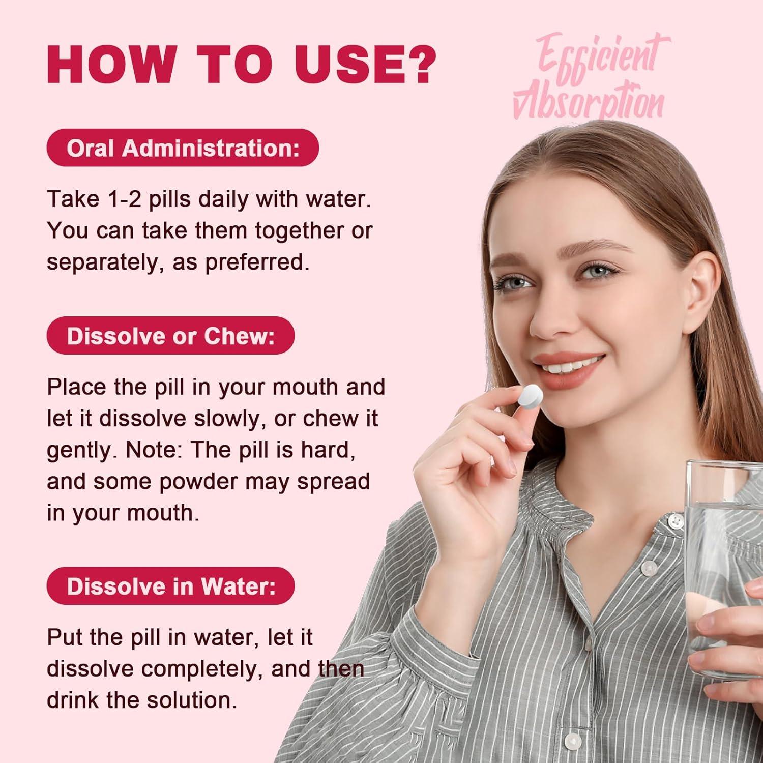 Citrato de Calcio 1200 mg LUCNVEM con Vitamina D3 120 Tabletas