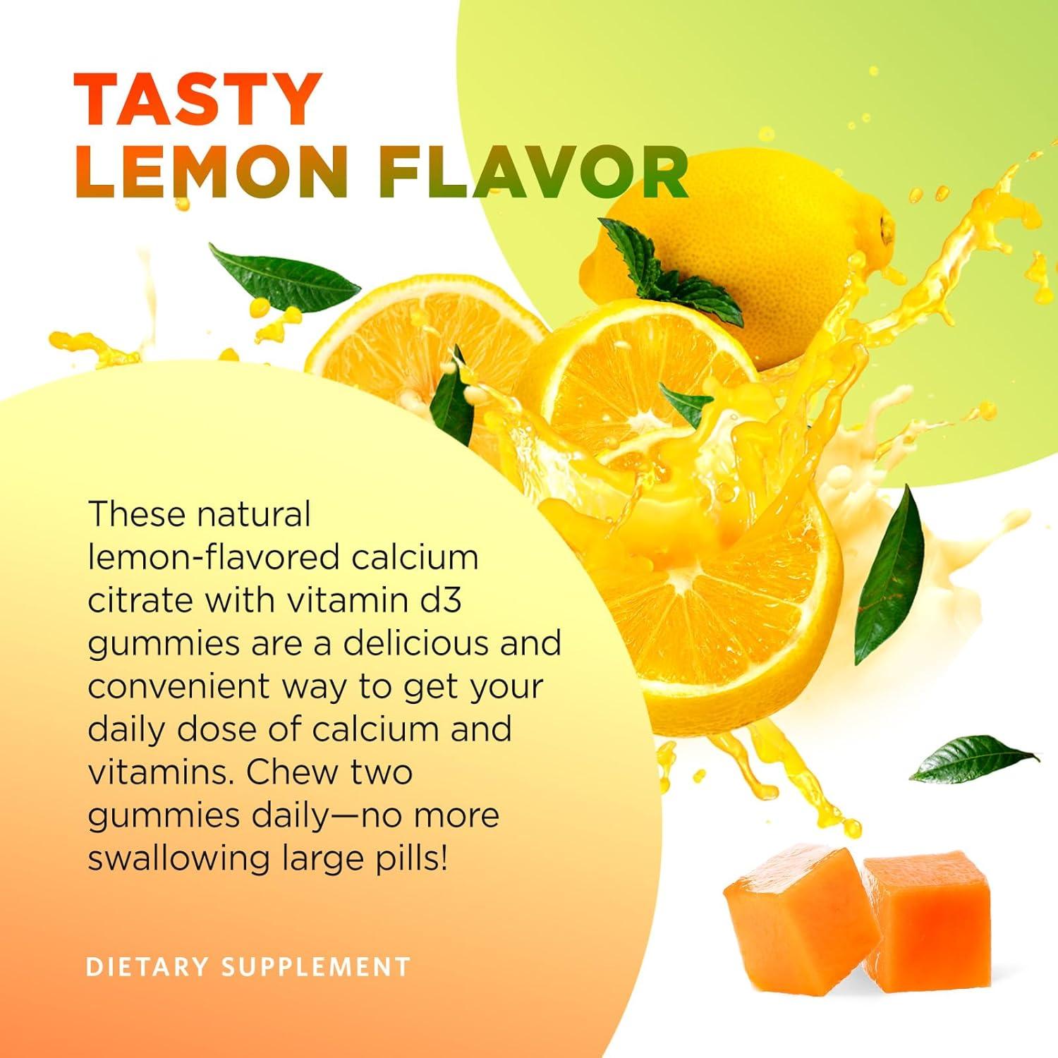 Gomitas de Calcio 1200 mg HendyBe con Vitamina D3 y K2