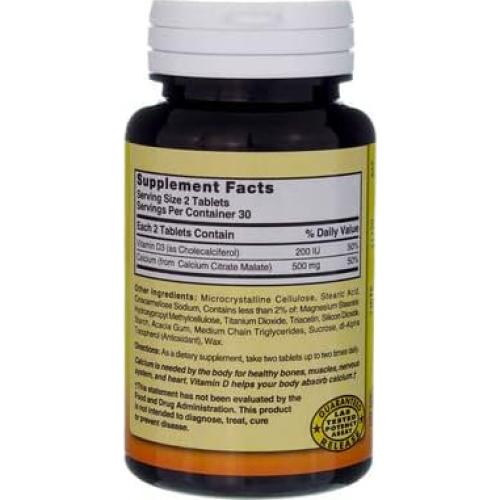 Calcio Citrato Malato Nature's Blend 500 mg 60 tabletas