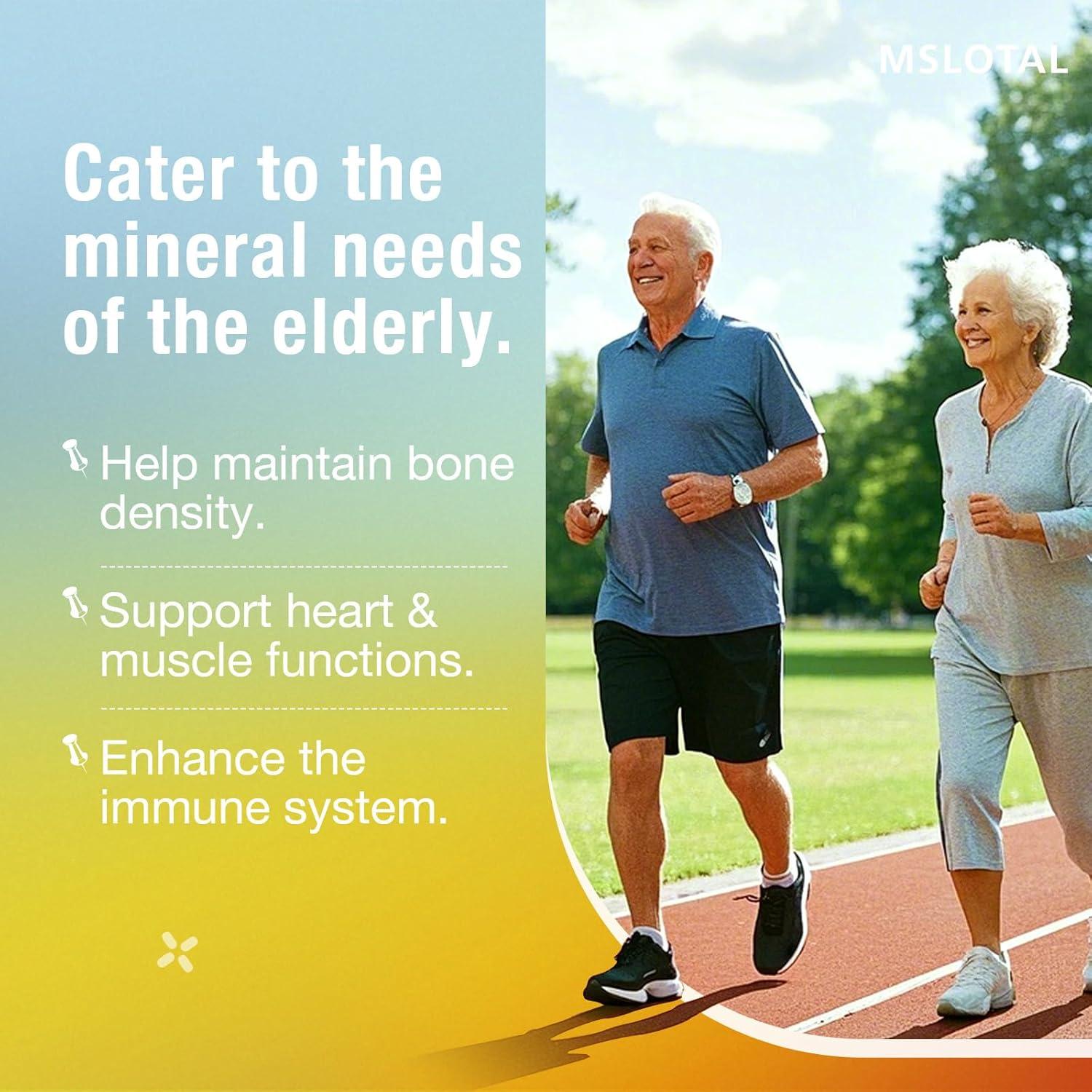 Gomitas de Citrato de Calcio MSLOTAL 1200mg con Vitamina D3 y Magnesio