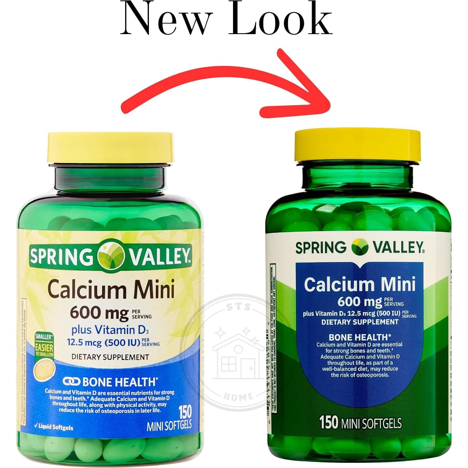 Suplemento Dietético Spring Valley Calcio Plus D3 150 Mini Gelatinas