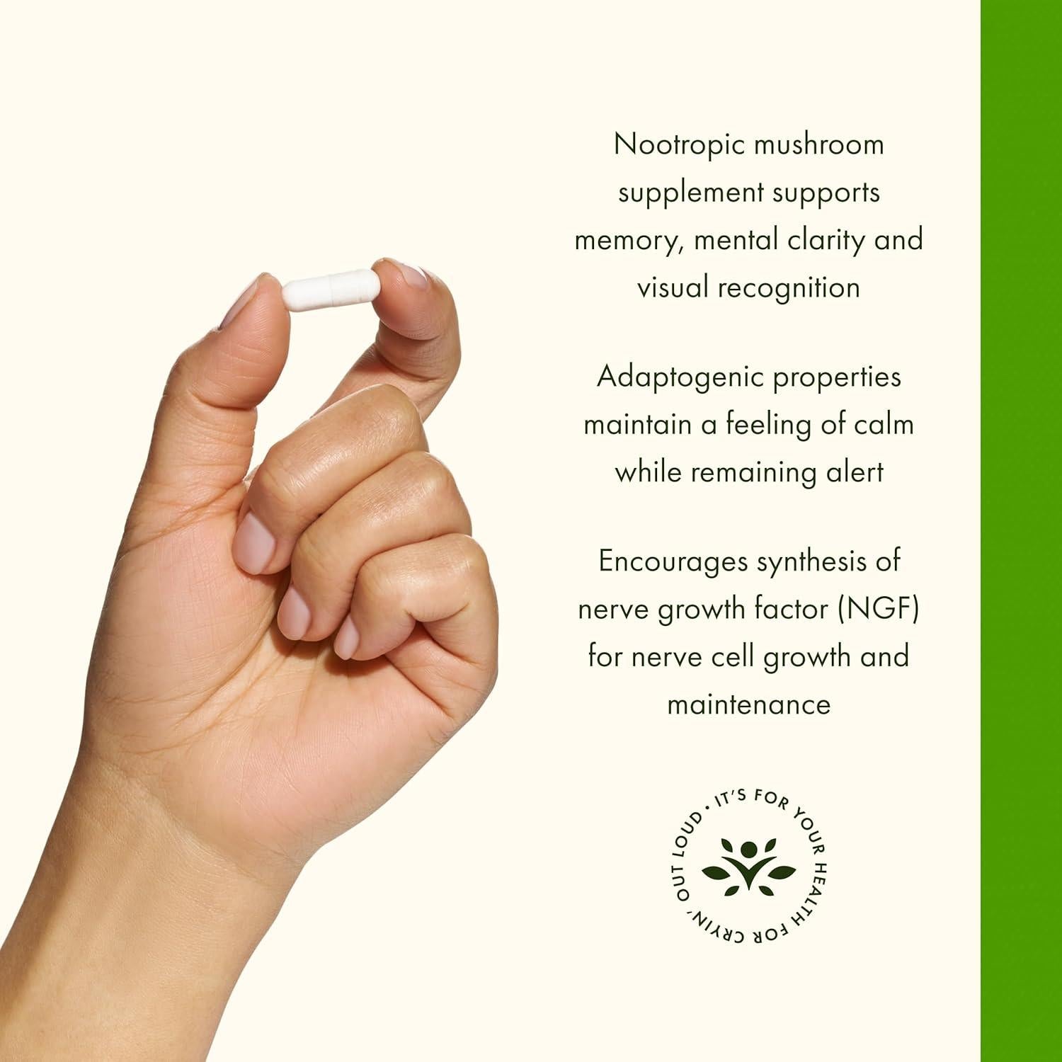 Hongo Melena de León Swanson - 60 Cápsulas 500mg