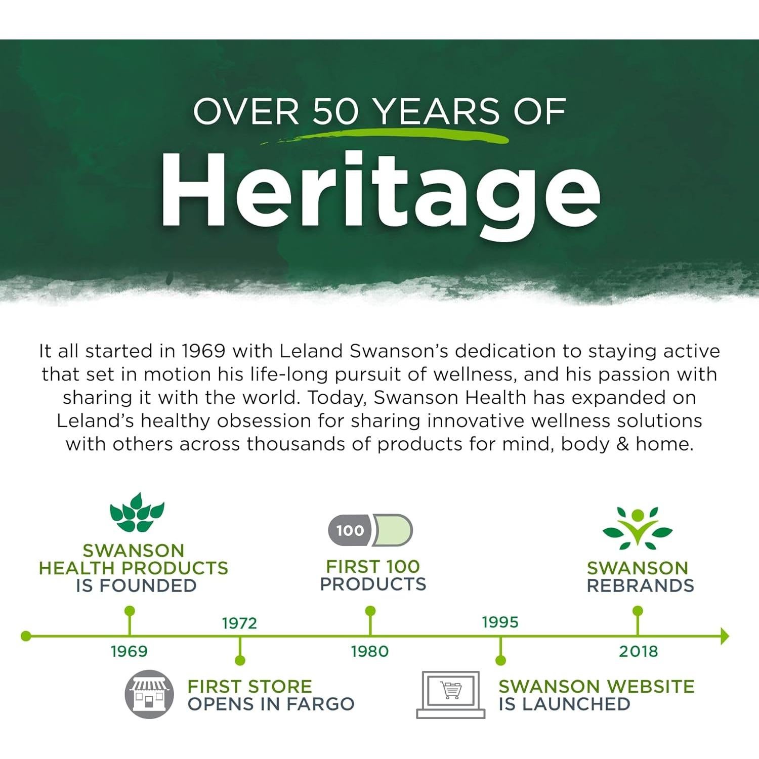 Swanson GABA 500mg - Suplemento Natural para Relajación y Sueño Reparador - 100 Cápsulas