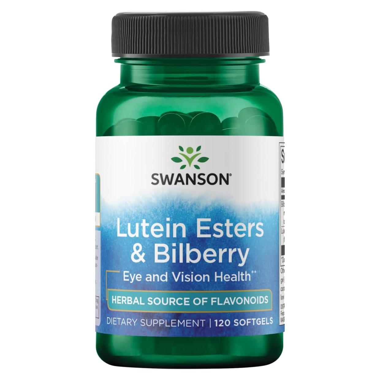 Swanson Luteína y Arándano 6/20 mg 120 Geles Blandos