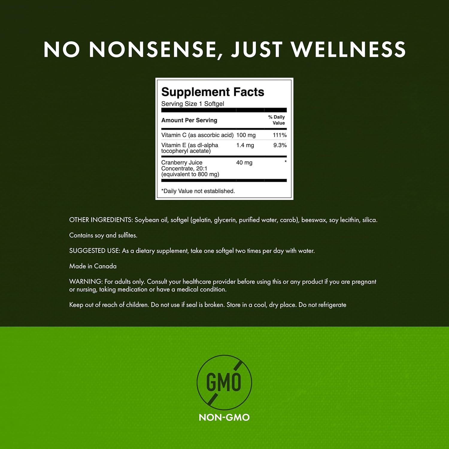 Suplemento de Arándano Swanson 180 Gelatinas Blandas 20:1