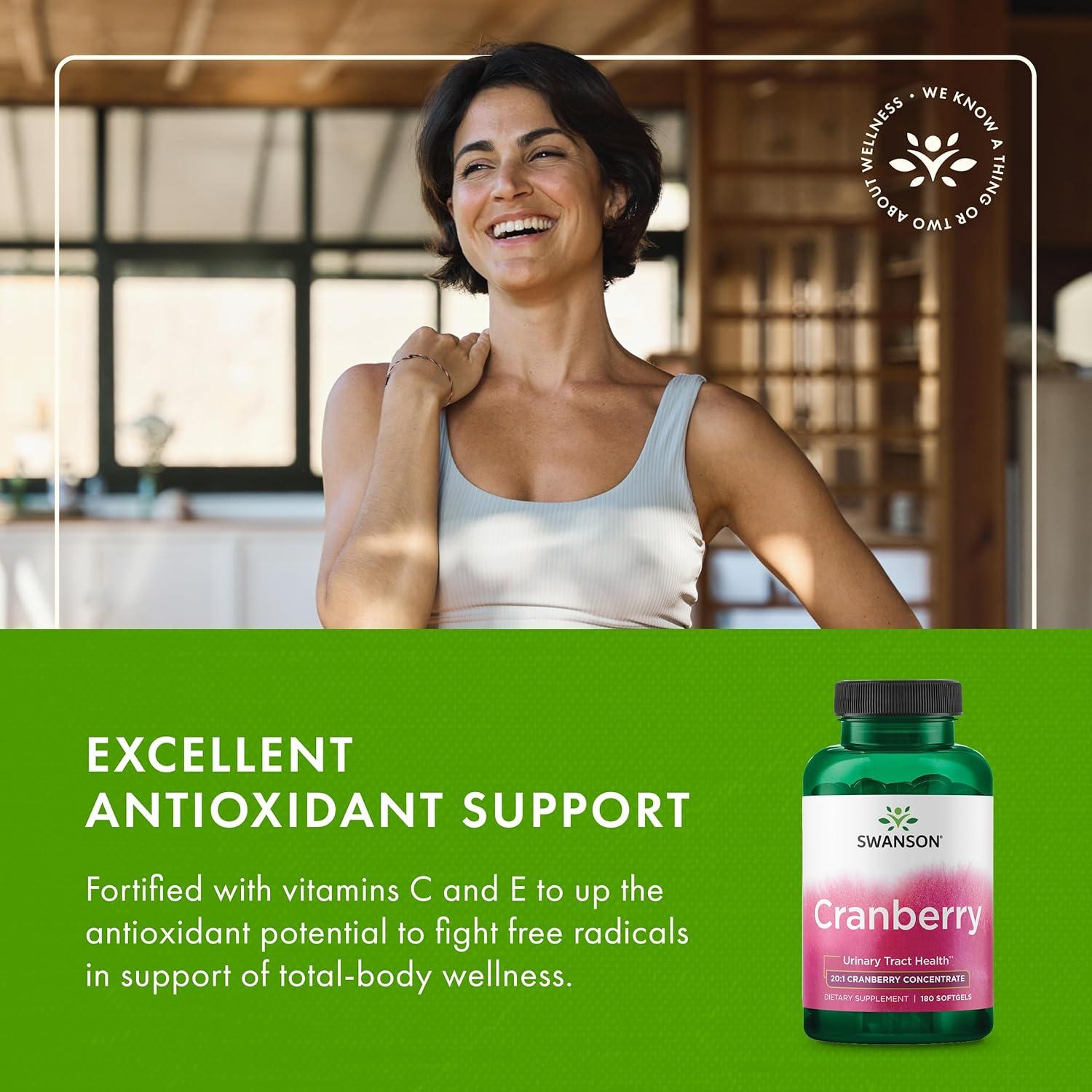 Suplemento de Arándano Swanson 180 Gelatinas Blandas 20:1