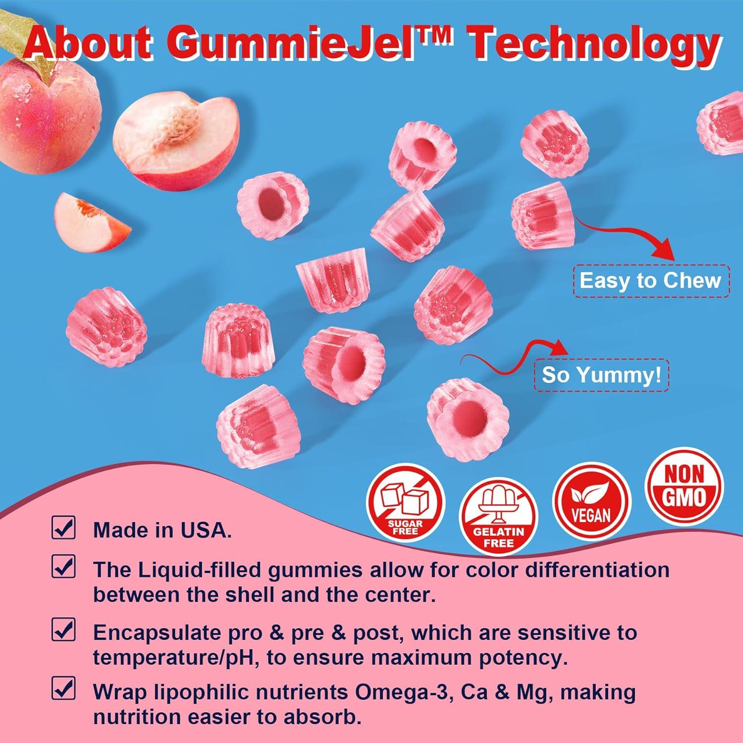 Gomitas Probioticas Nextdia 60 Unidades Omega-3 Butirato