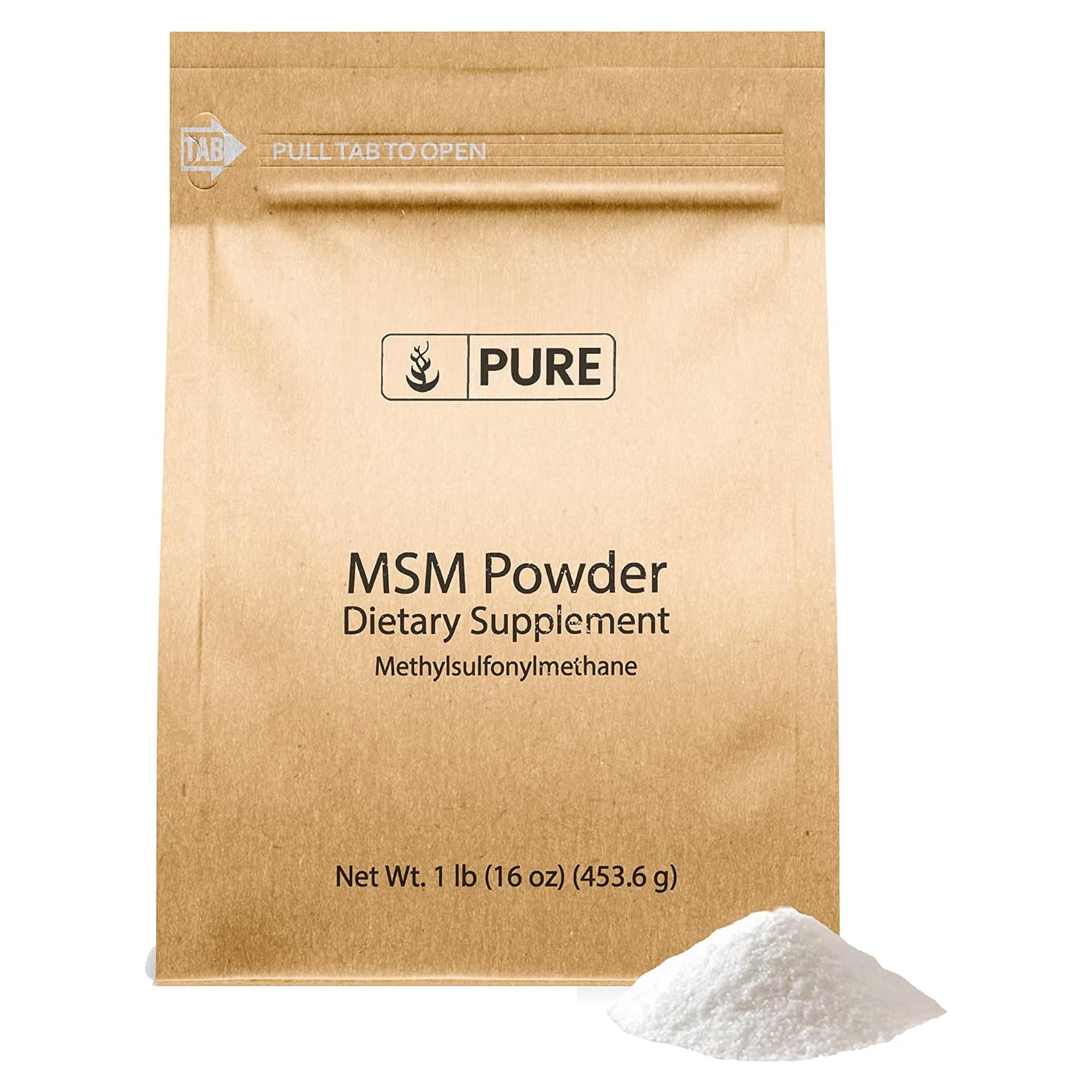 MSM Metilsulfonilmetano 450g - Suplemento de Azufre Puro