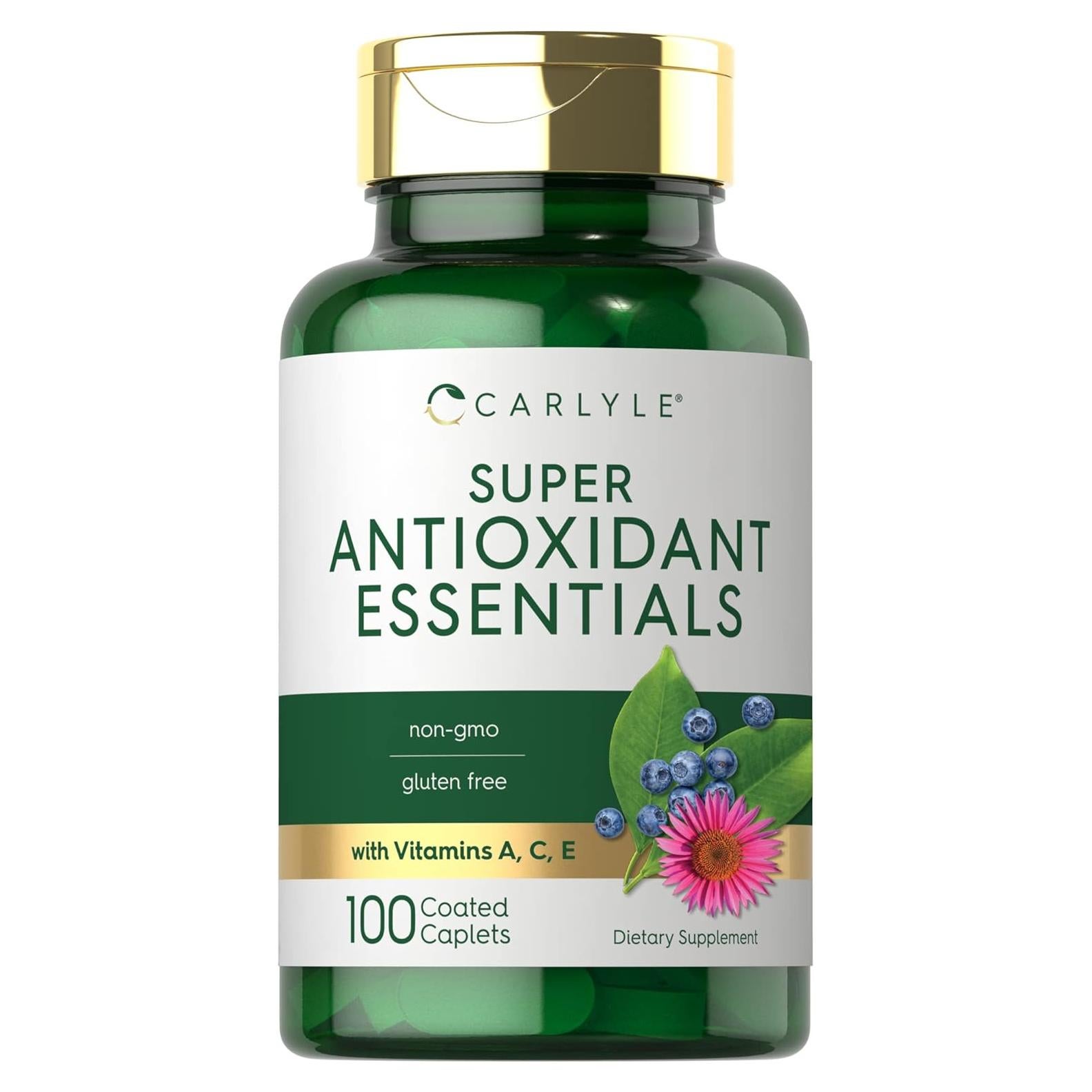 Suplemento Antioxidantes Carlyle | 100 Comprimidos | Vitamina A, C, E