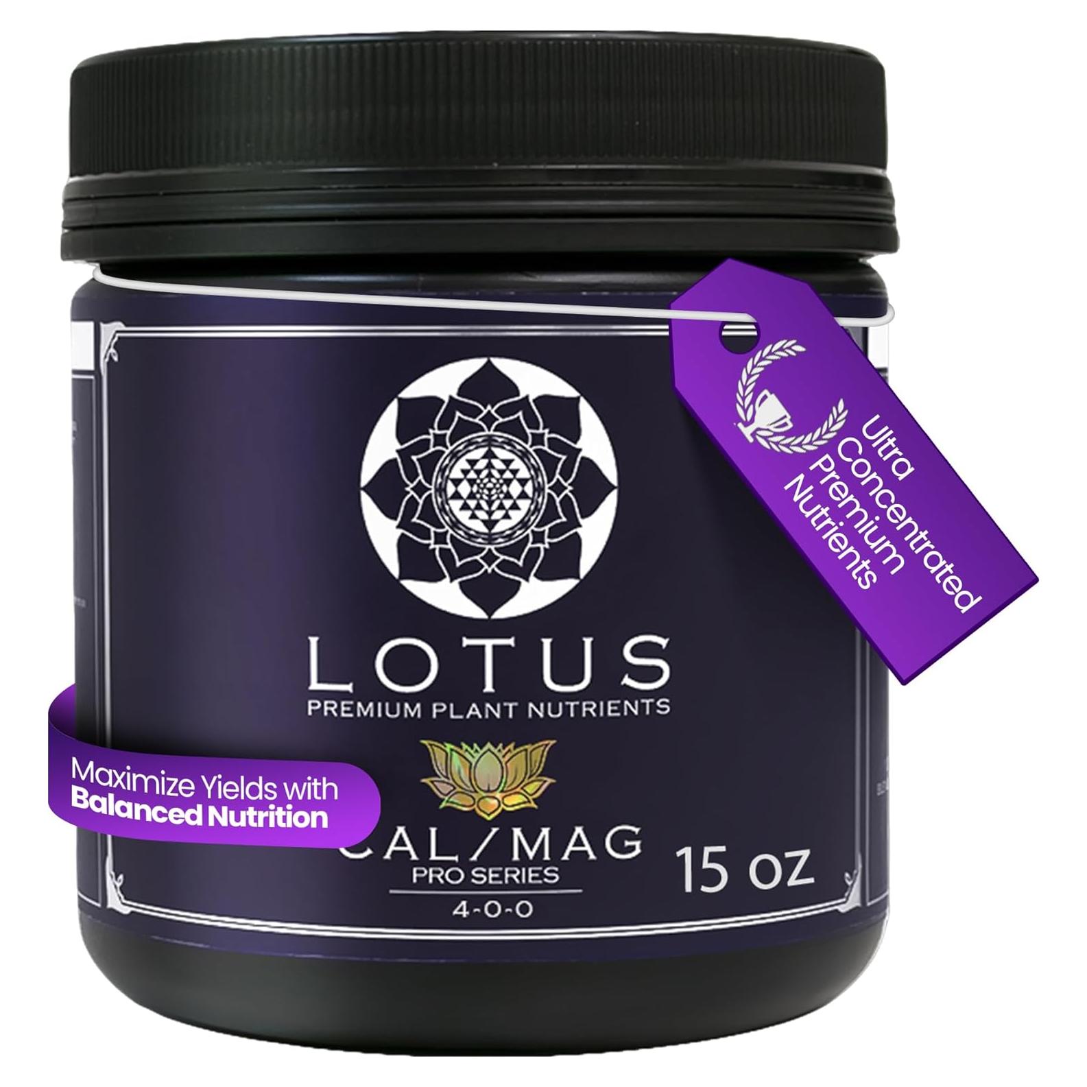 Nutrientes en Polvo Lotus Cal-Mag 425g - Hidroponía y Suelo