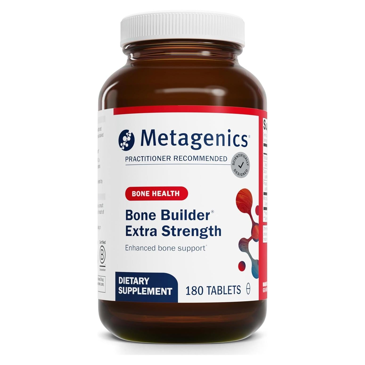 Suplemento Metagenics Constructor de Huesos 180 Tabletas