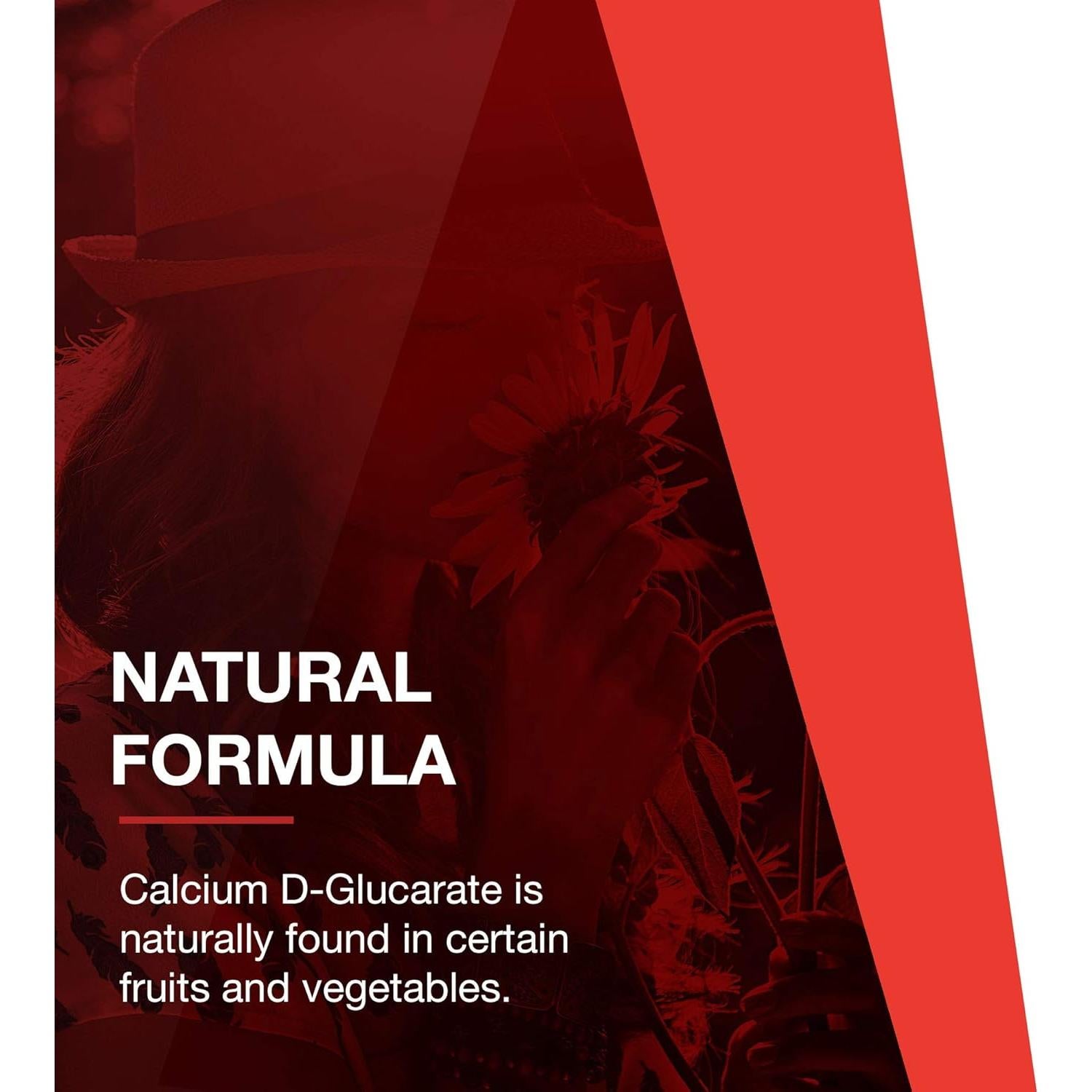 Glucarato de Calcio D 500mg Protocolo Para el Equilibrio de Vida - 90 Cápsulas Veganas