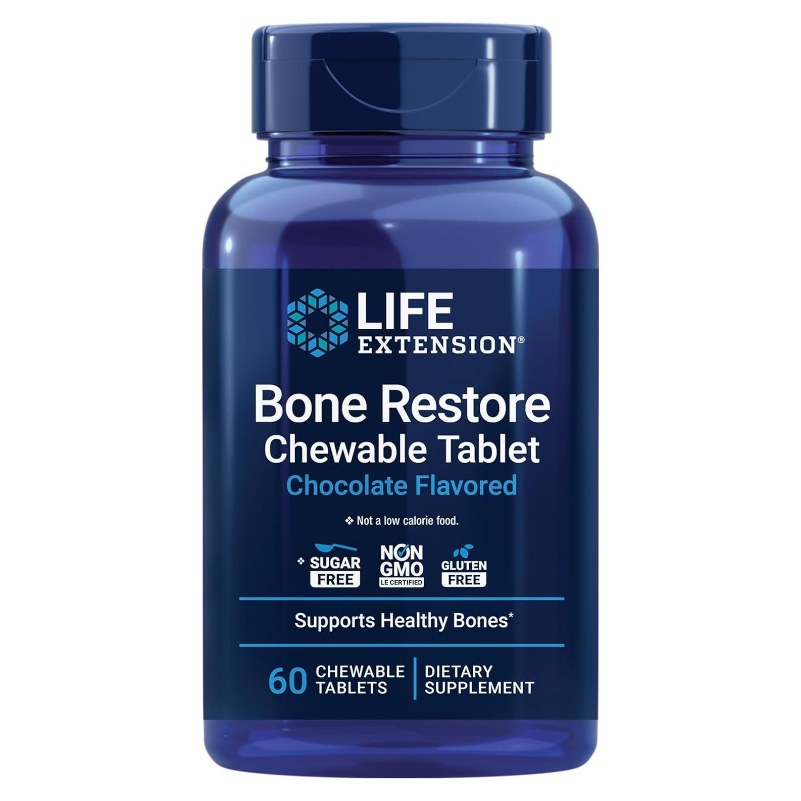 Suplemento de Calcio Life Extension Bone Restore 60 Tabletas