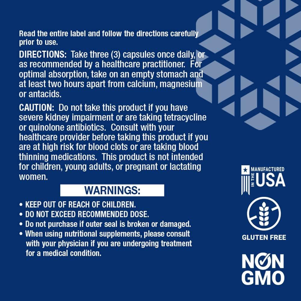 Suplemento de Estroncio Life Extension 750 mg - 90 Cápsulas Vegetarianas