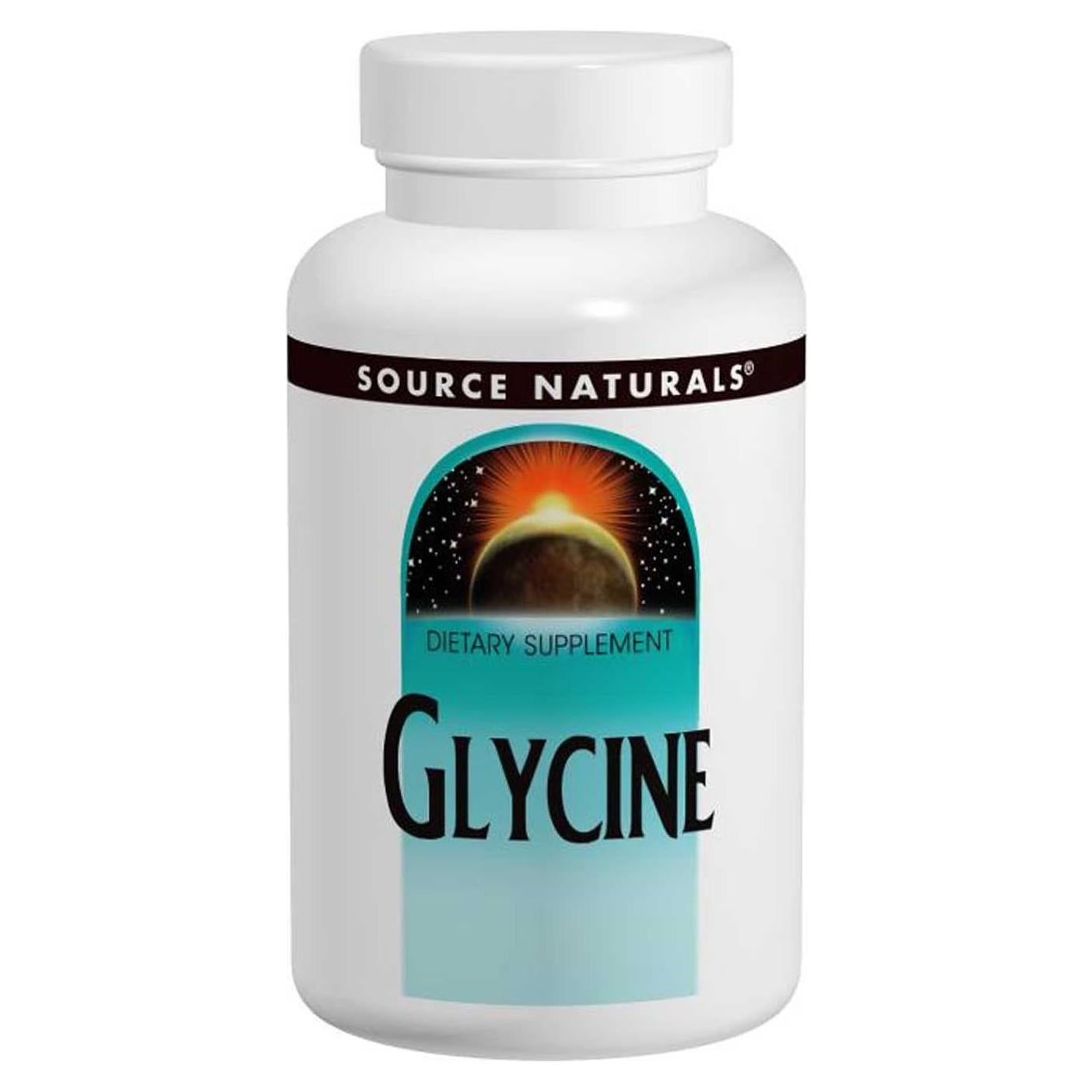 Glicina Source Naturals 500mg 200 Cápsulas Total