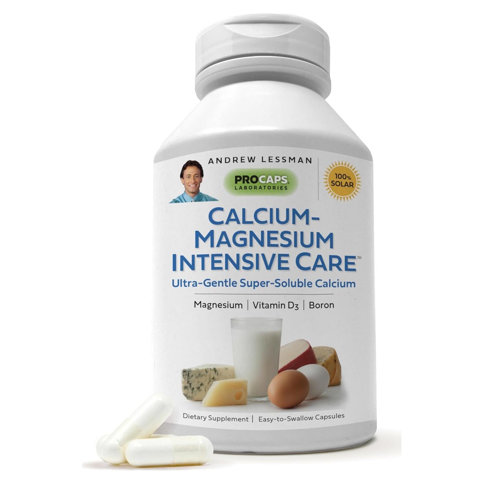 Cápsulas de Calcio y Magnesio Andrew Lessman 1000 Unidades