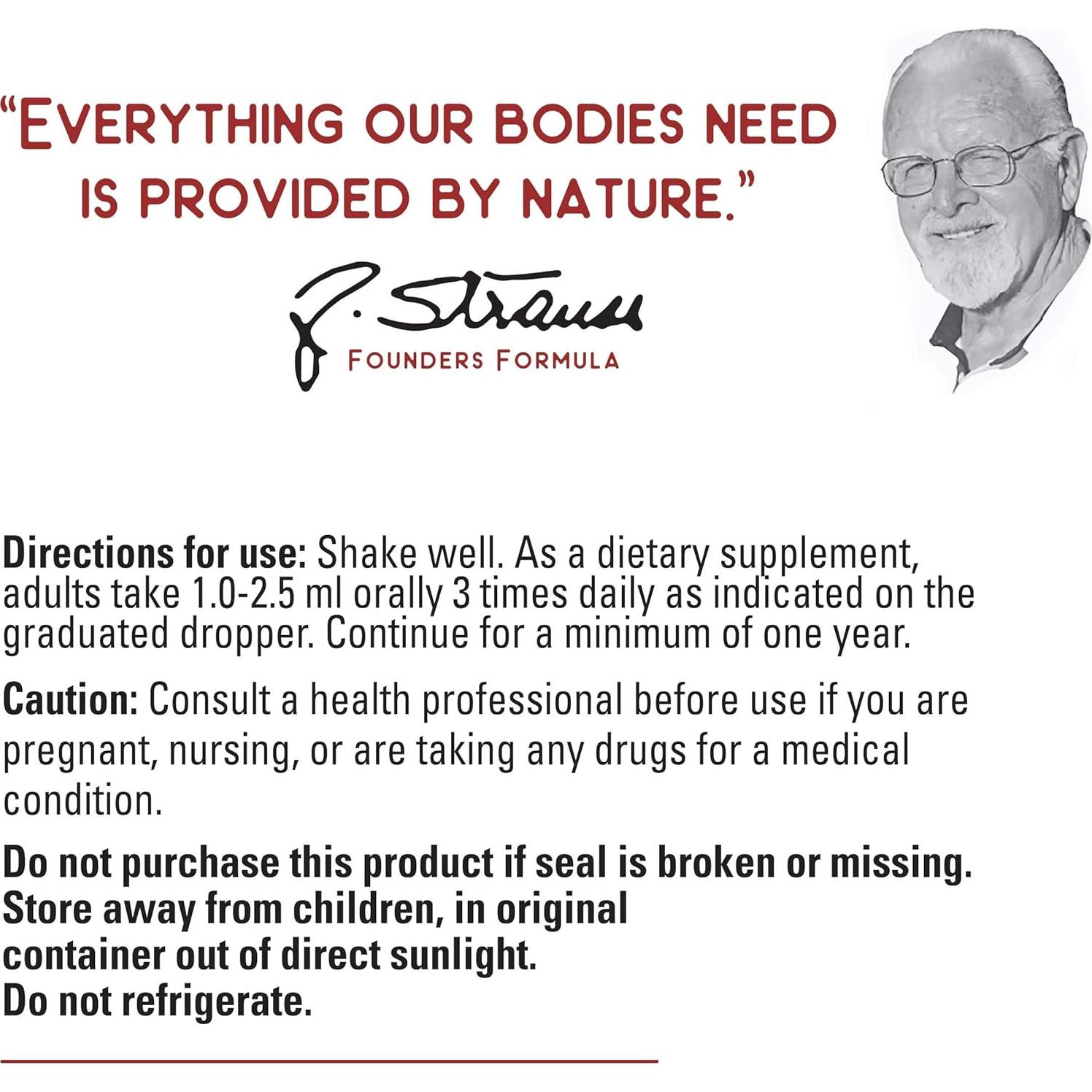 Suplemento Herbal Strauss Naturals Heartdrops 100 ml Canela