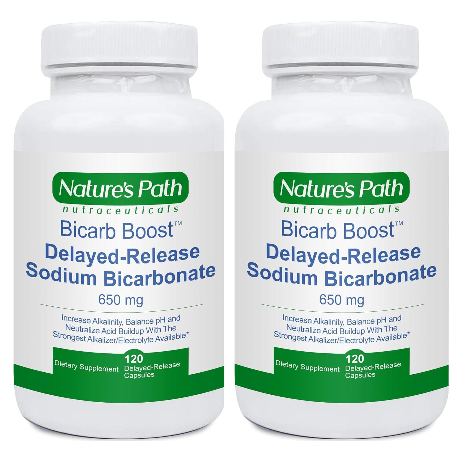 Tabletas de Bicarbonato de Sodio 650 mg Bicarb Boost - 120 Cápsulas