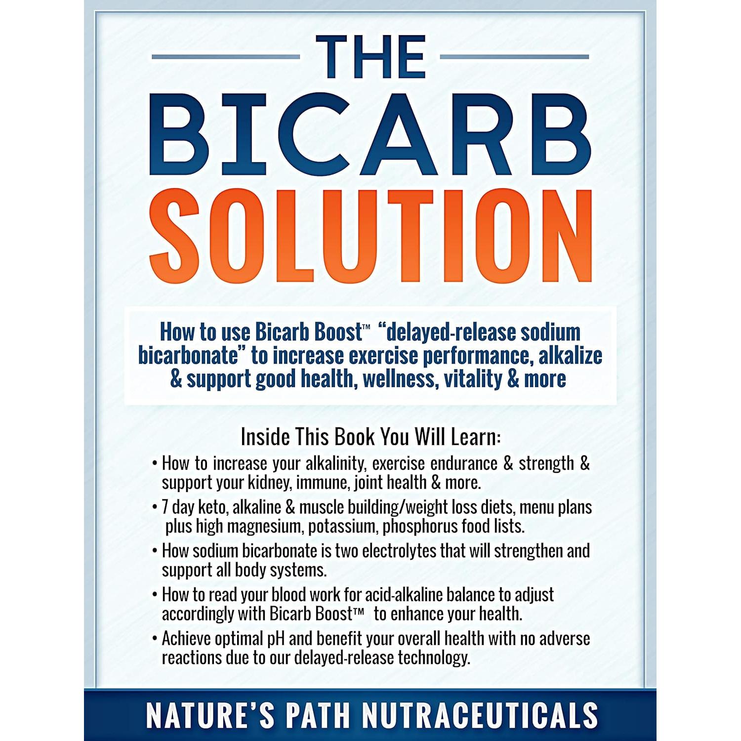 Tabletas de Bicarbonato de Sodio 650 mg Bicarb Boost - 120 Cápsulas