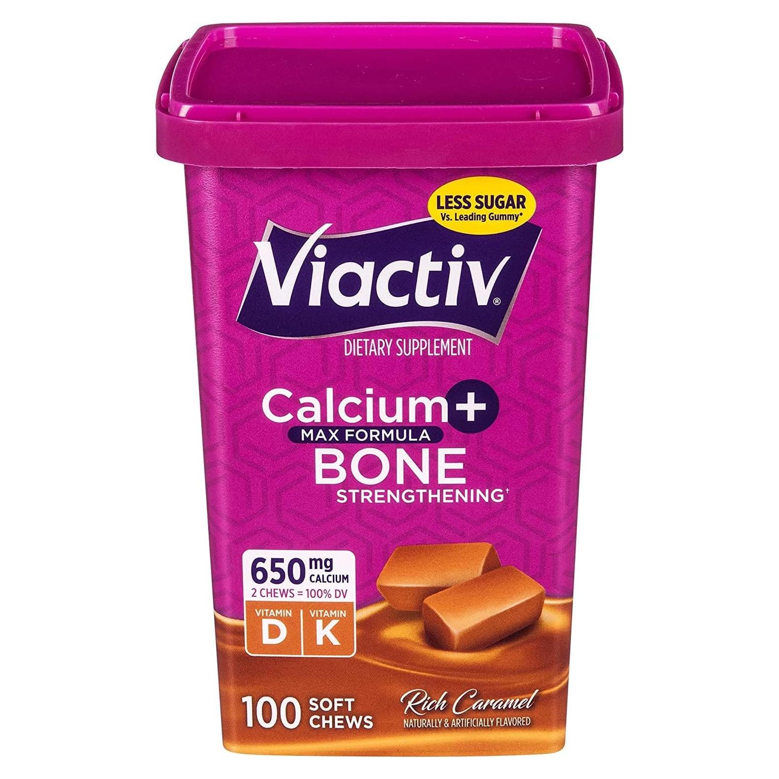 Caramelos Masticables Viactiv Calcio Plus D - 100 Unidades