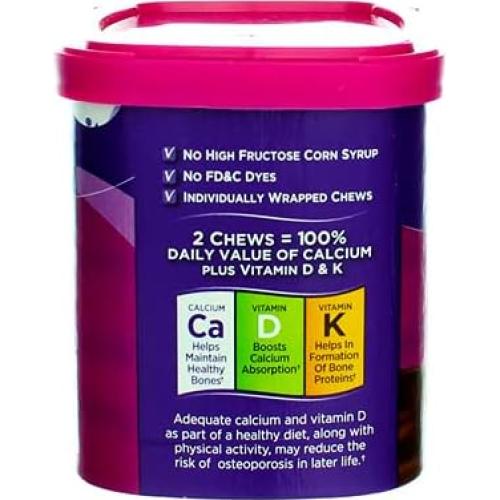 VIACTIV Calcio Plus D 60 Caramelos Masticables Chocolate