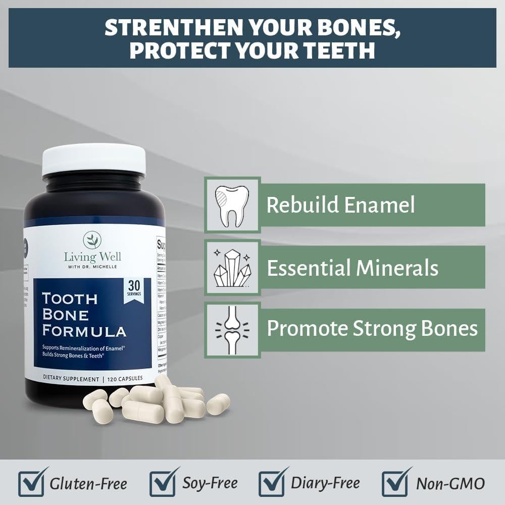 Suplemento de Calcio Viviendo Bien Dra. Michelle 120 Cápsulas