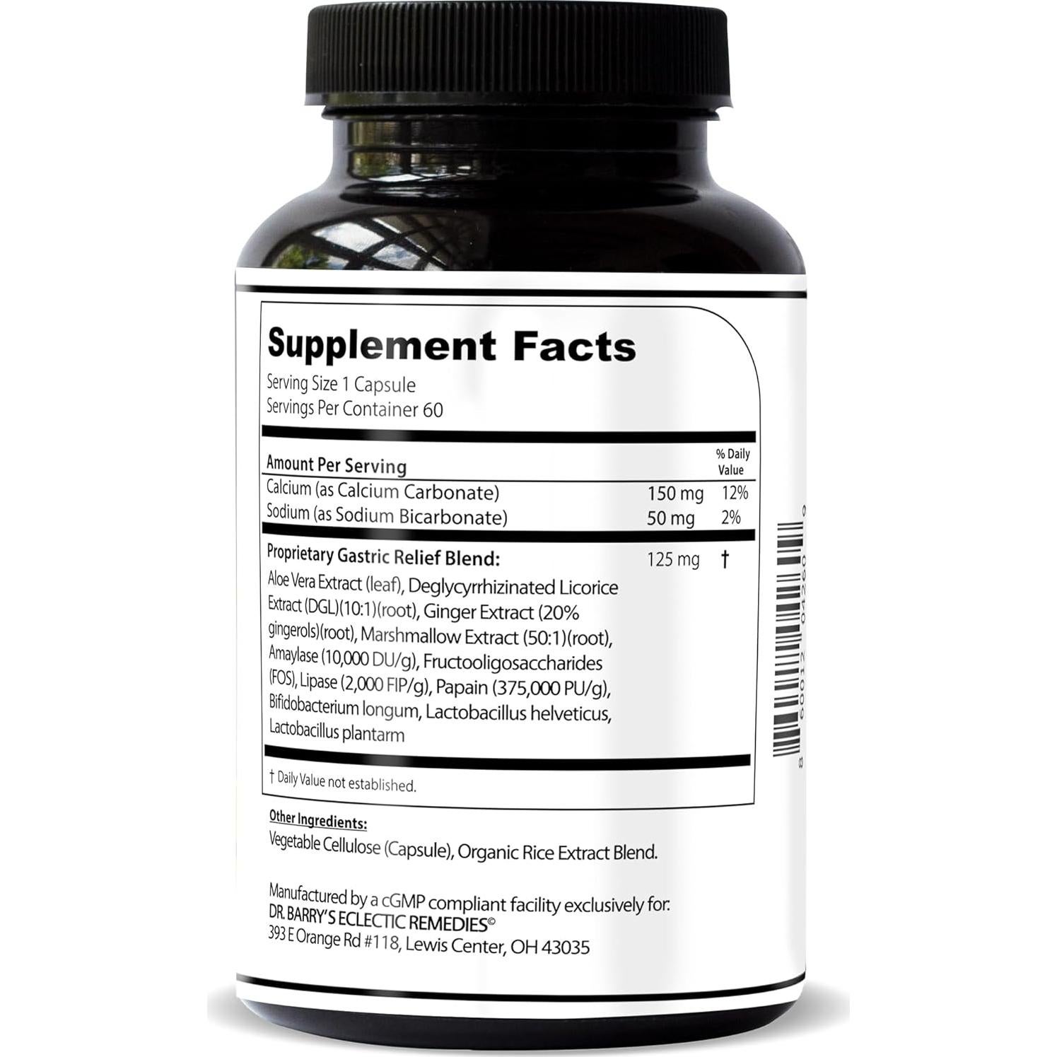 Esenciales de Reflujo Dr. Barry - 60 Cápsulas Digestivas