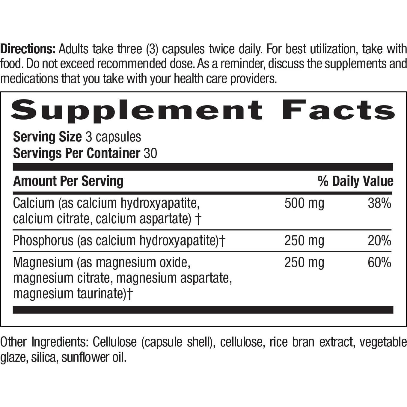 Suplemento de Calcio y Magnesio Country Life 1000mg/500mg