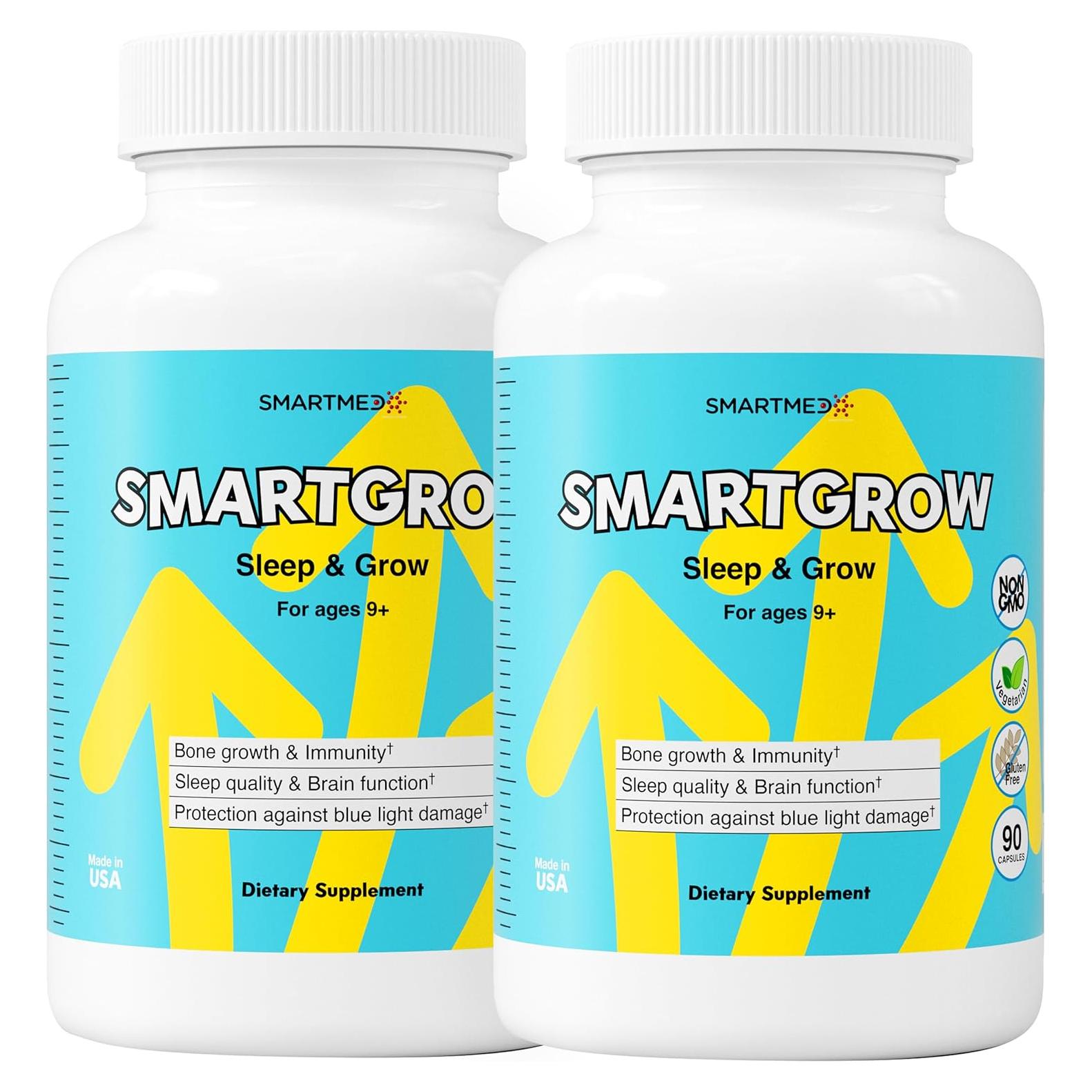 SMARTGROW Suplemento Crecimiento Premium 90 Cápsulas