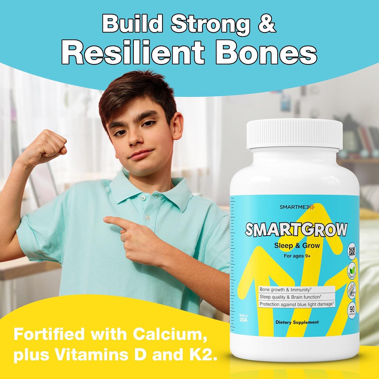 SMARTGROW Suplemento Crecimiento Premium 90 Cápsulas