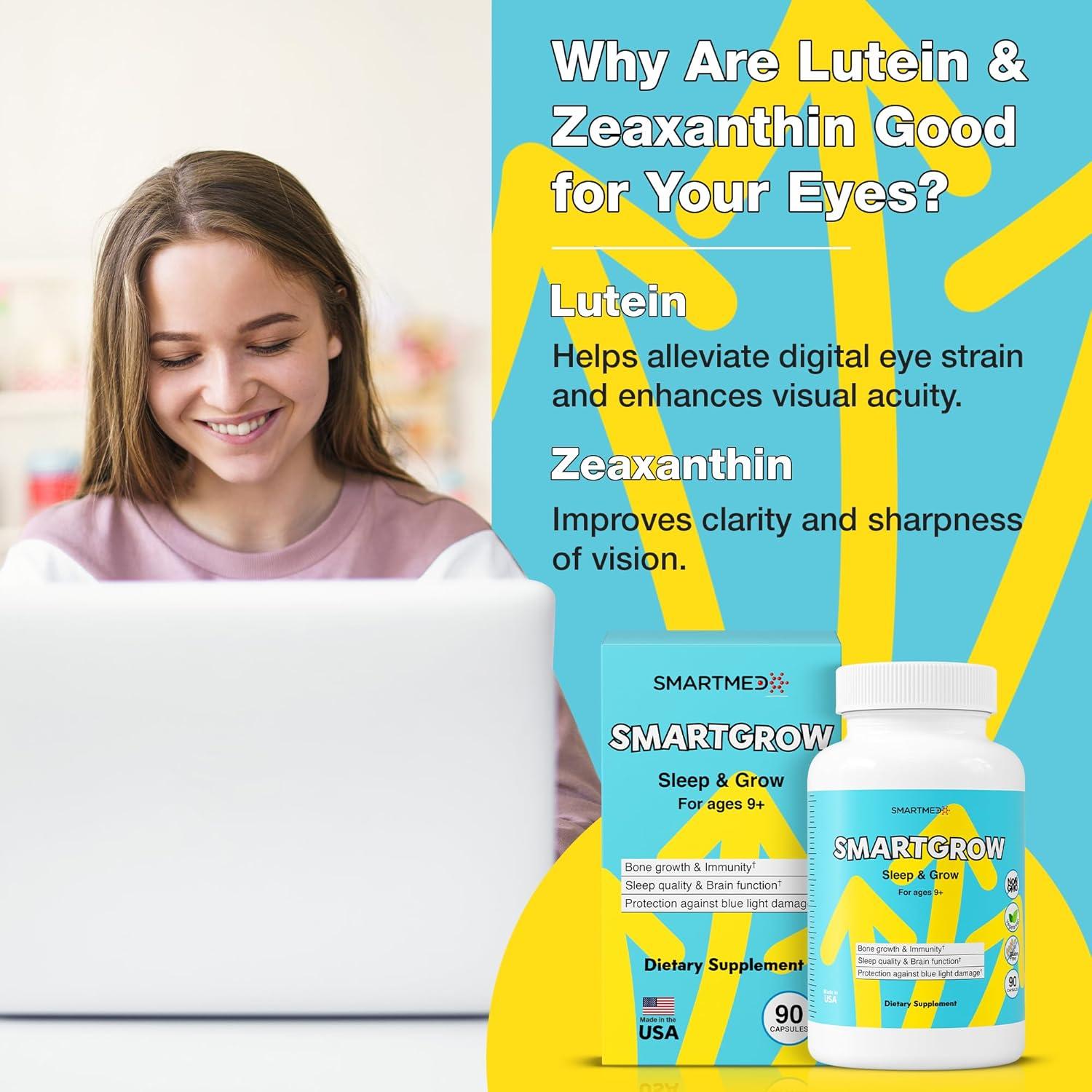 SMARTGROW Suplemento Crecimiento Premium 90 Cápsulas