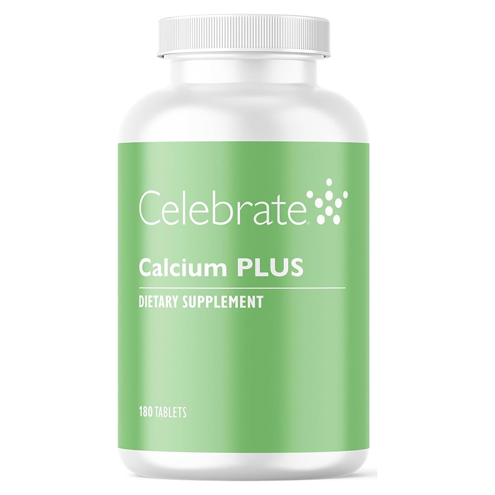 Celebrate Vitamins Calcio Plus 600mg - 180 Tabletas Sin Gluten