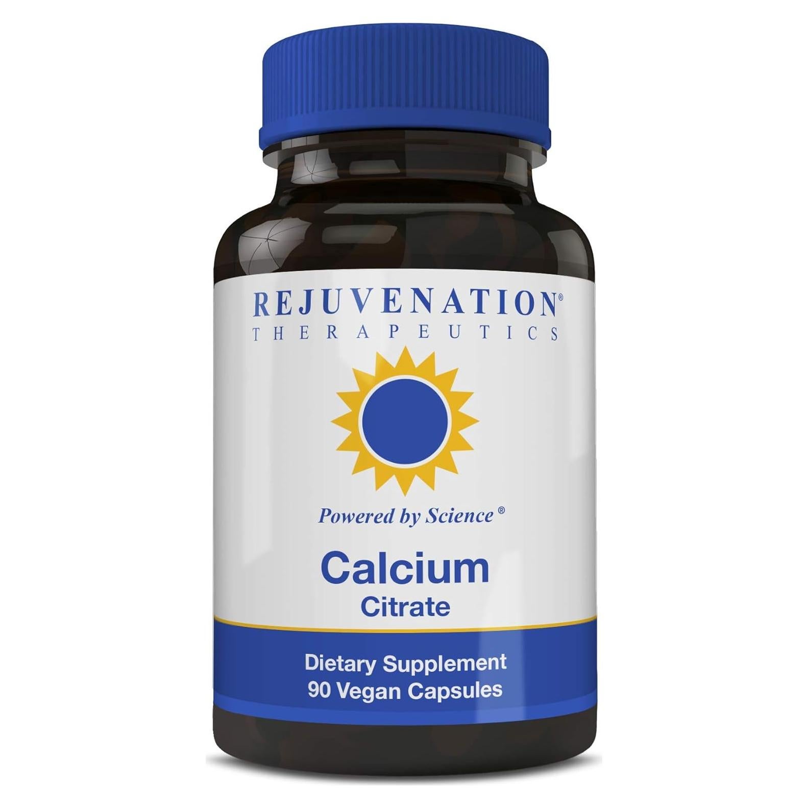 Citrato de Calcio Vegano Rejuvenation Therapeutics 90 Cápsulas