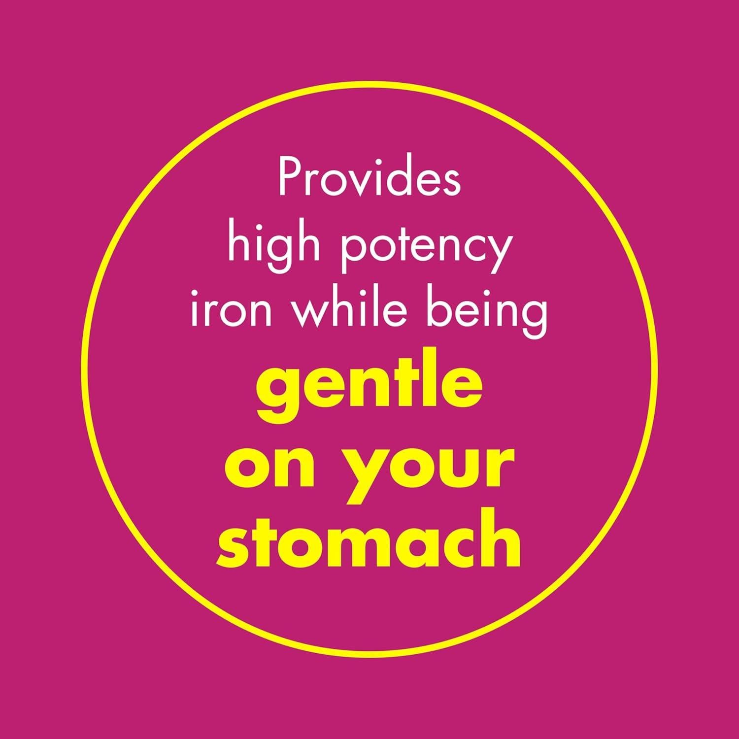 Suplemento de Hierro Slow Fe 45mg - 60 Tabletas Fáciles de Tragar