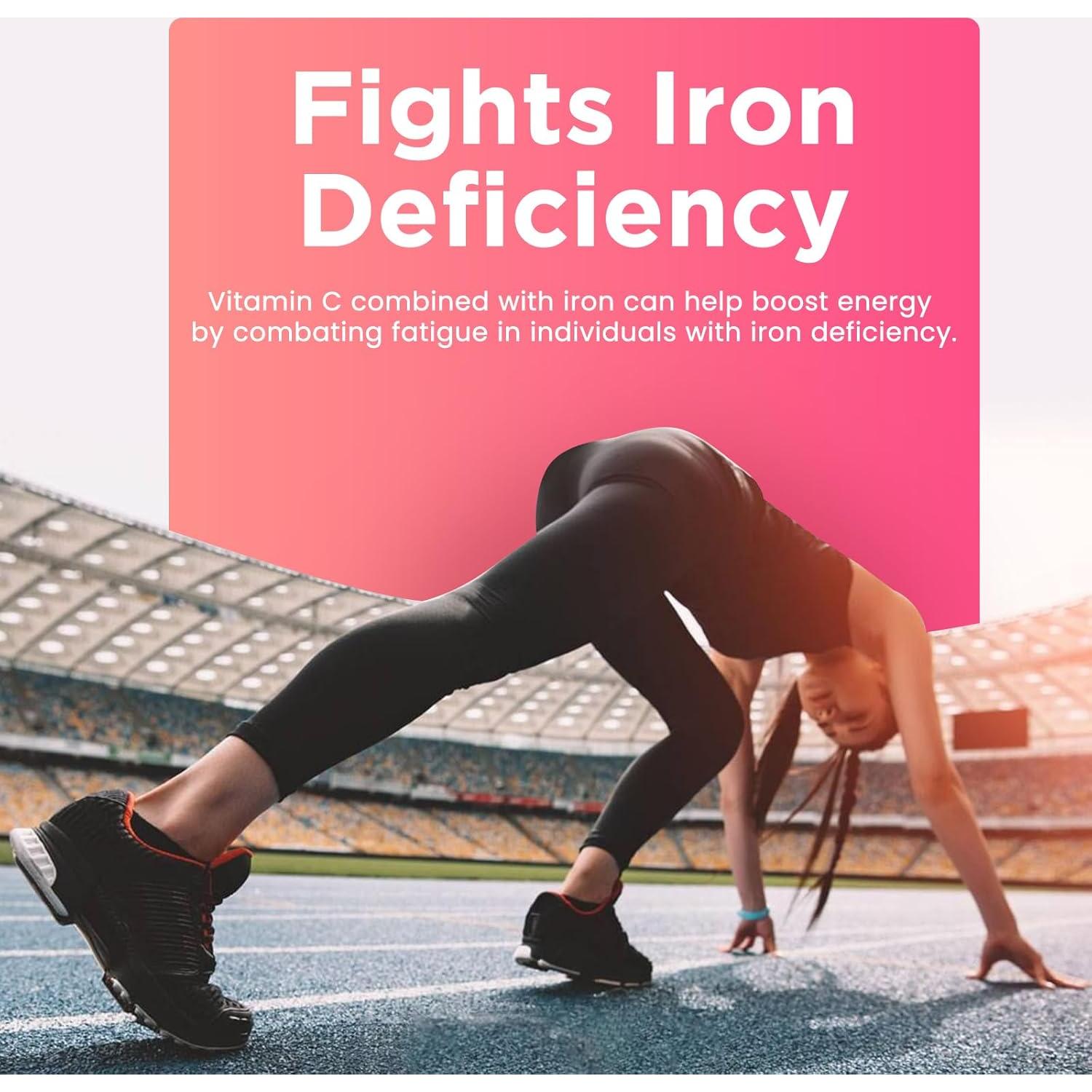 Gomitas de Hierro CFILIHTC 60ct Fresa - Suplemento Vegano