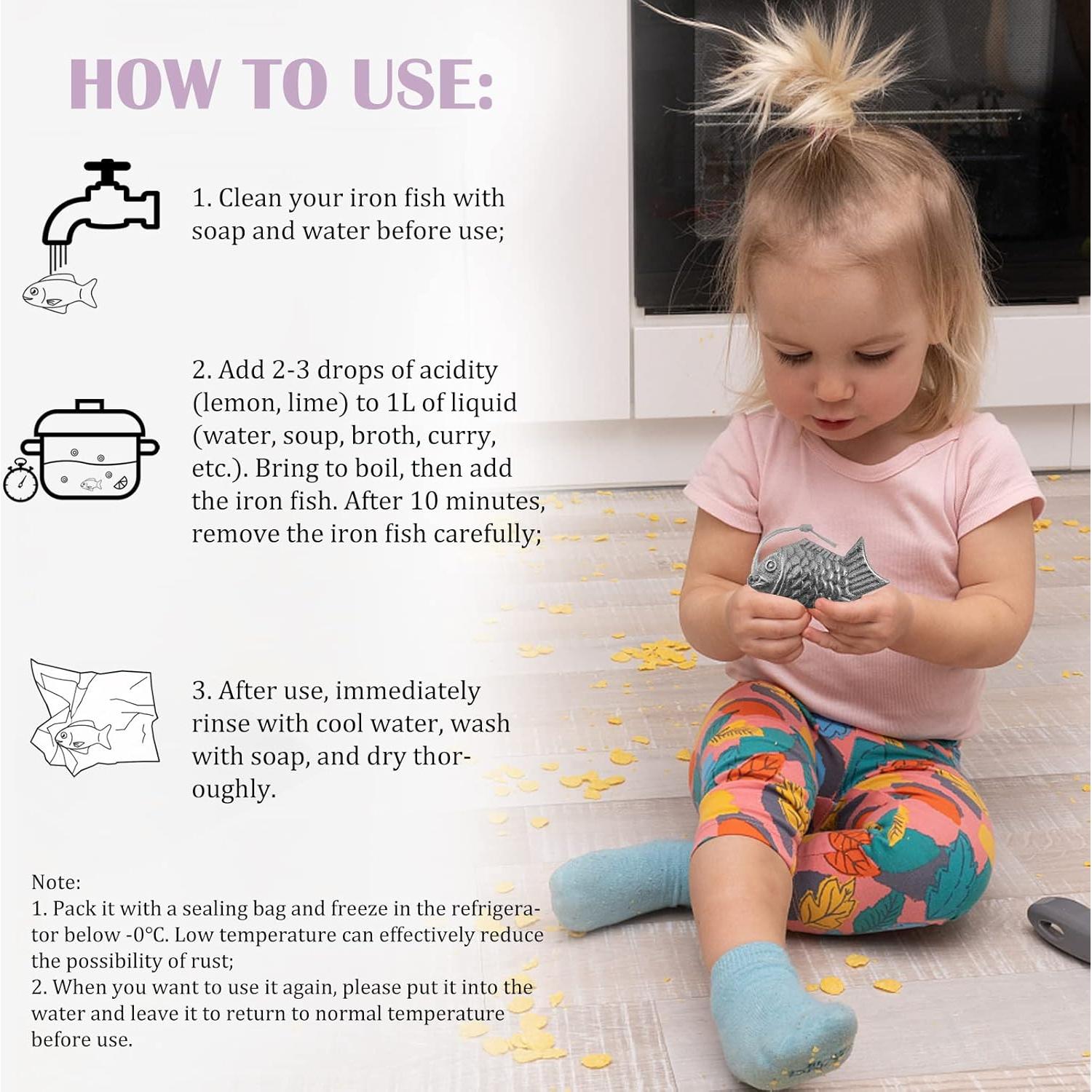 Pez de Hierro Lisol - Suplemento Natural de Hierro 7.87 cm