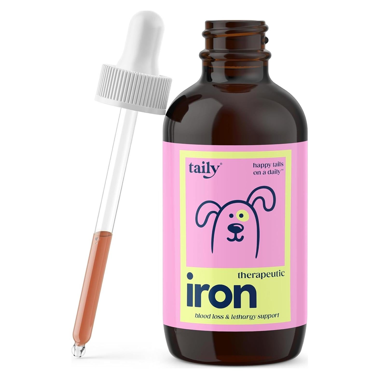 Suplemento de Hierro Líquido Taily para Perros y Gatos - 113g