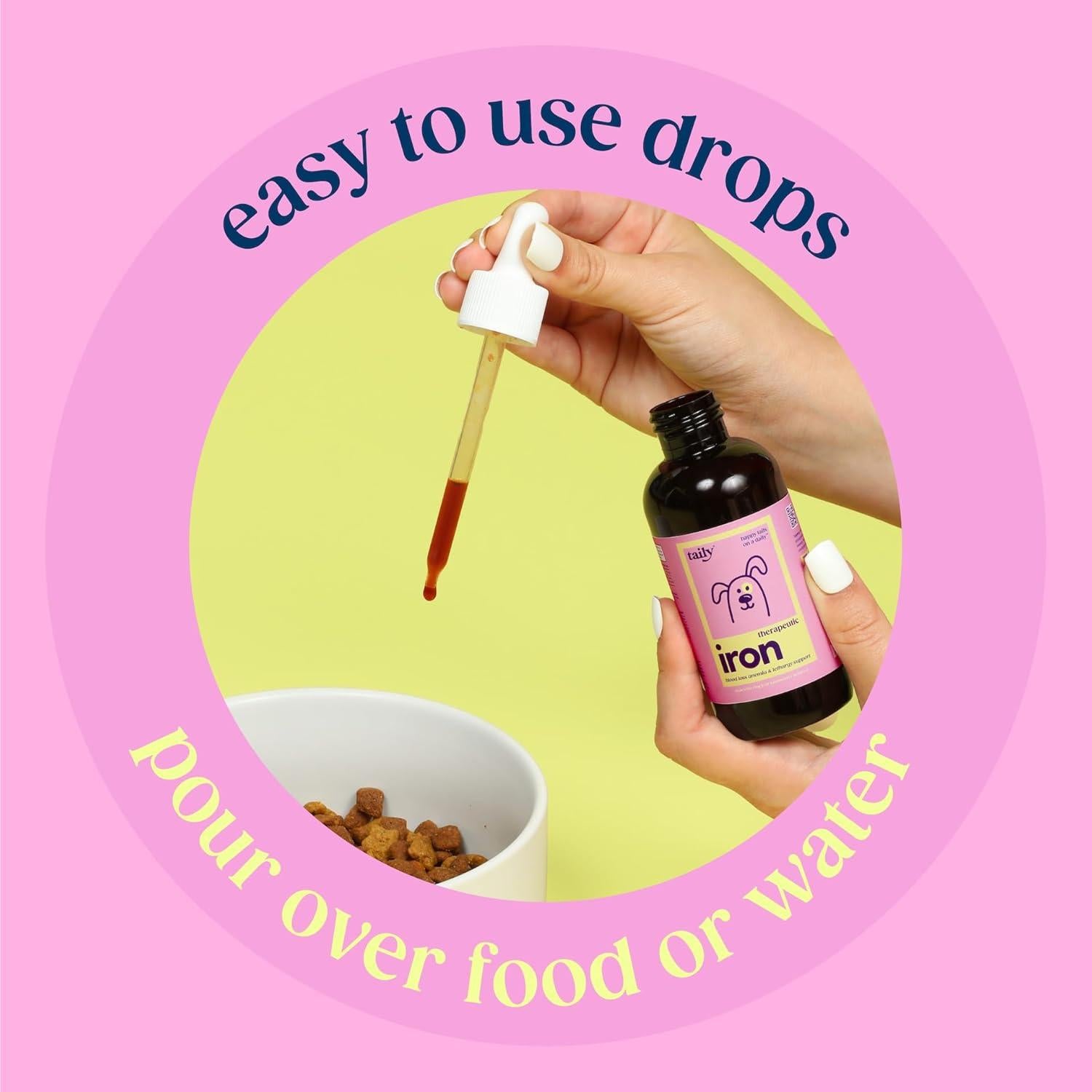 Suplemento de Hierro Líquido Taily para Perros y Gatos - 113g