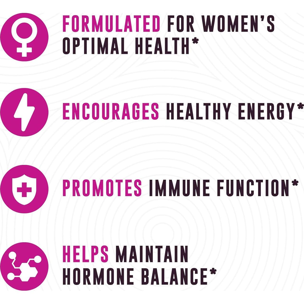 Suplemento de Órganos de Res para Mujeres - 120 Cápsulas