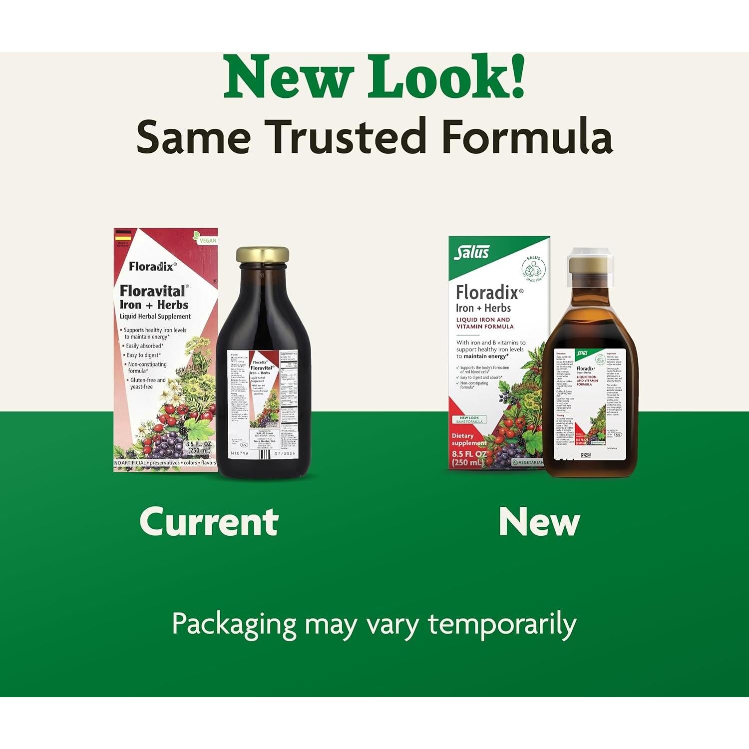 Floradix Suplemento de Hierro Líquido 240 ml + Gallexier Digestivo