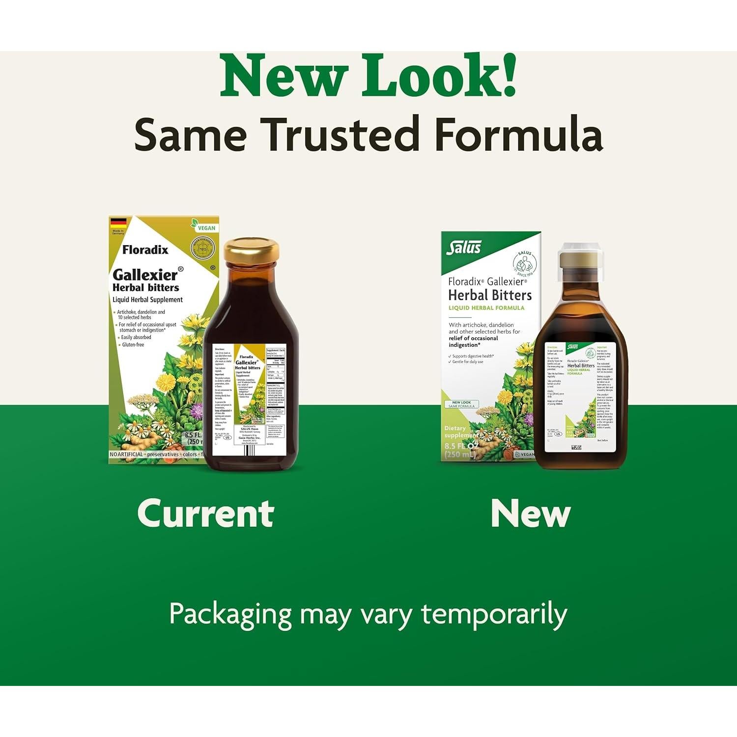 Floradix Suplemento de Hierro Líquido 240 ml + Gallexier Digestivo