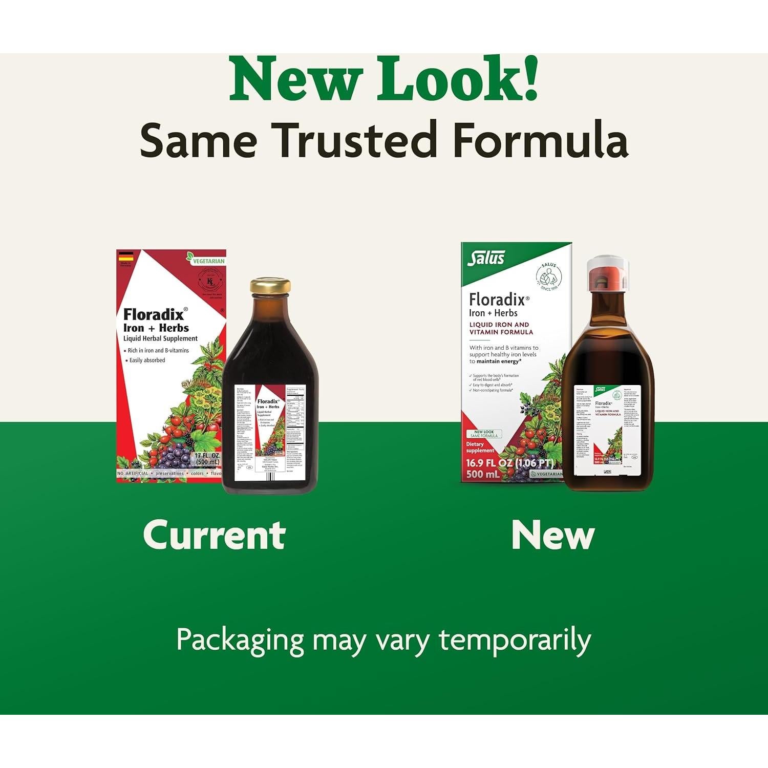 Floradix Hierro Líquido 500 g + Gallexier Amargos Herbales 500 ml