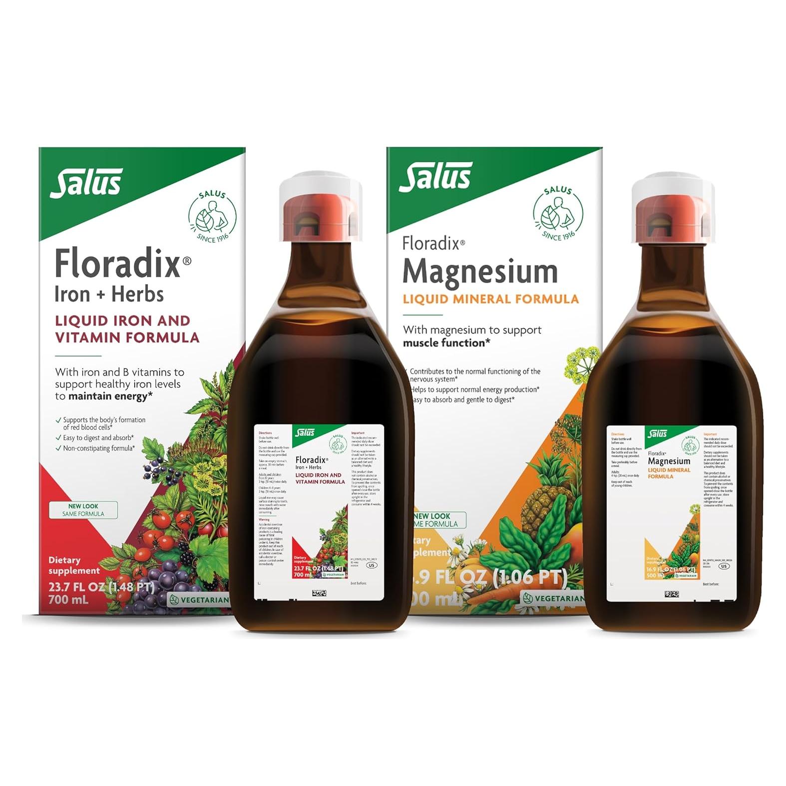 Floradix Suplemento de Hierro y Magnesio Líquido 680 ml