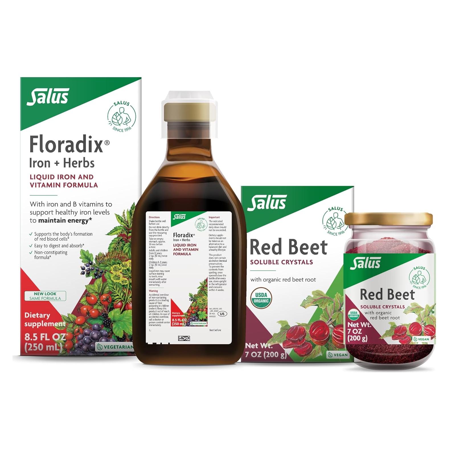 Floradix Suplemento de Hierro Líquido y Remolacha Roja 240 ml
