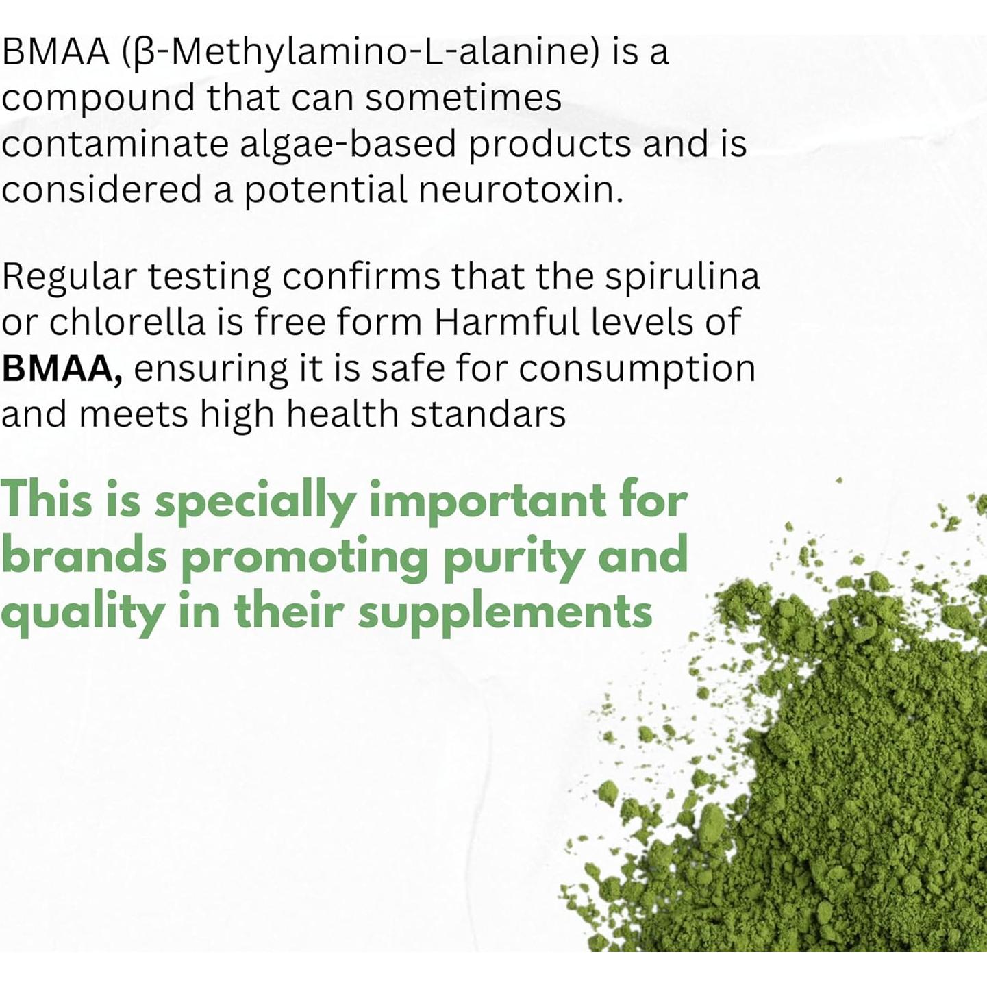 Cápsulas de Chlorella Orgánica 3000 mg HCL - Detox Natural